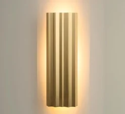 Applique murale, Haussmann Large, laiton, LED, dim, 2700K, 1440 lm, L18cm, H52cm - CVL