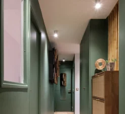 Applique murale, HDGame, laiton, blanc, L70cm, Ø15cm, H13cm - House Doctor