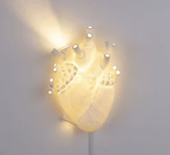 Applique murale, Heart, cœur, blanc, L22cm, H32cm - Seletti