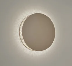 Applique murale, Helios A/02, chêne, LED, dim, 2700K, 2700 lm, Ø40cm, P7,5cm - Bover