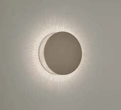 Applique murale, Helios A/01, chêne, LED, dim, 2700K, 2000 lm, Ø26cm, P7,5cm - Bover