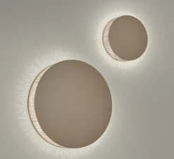 Applique murale, Helios A/01, chêne, LED, dim, 2700K, 2000 lm, Ø26cm, P7,5cm - Bover
