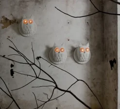 Applique murale, hibou, TI-VEDO, blanc, H43cm - KARMAN