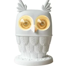 Applique murale, hibou, TI-VEDO, blanc, H43cm - KARMAN
