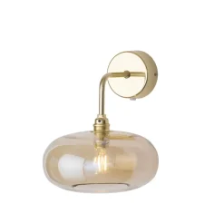 Applique murale, Horizon, or fumé, L21cm, H25cm - Ebb and Flow