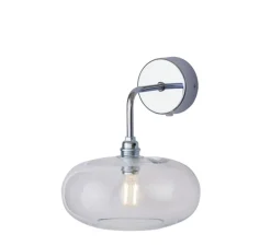 Applique murale, Horizon, transparent, argent, L21cm, H25cm - Ebb and Flow