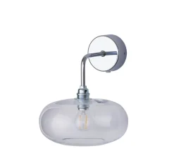 Applique murale, Horizon, transparent, argent, L21cm, H25cm - Ebb and Flow