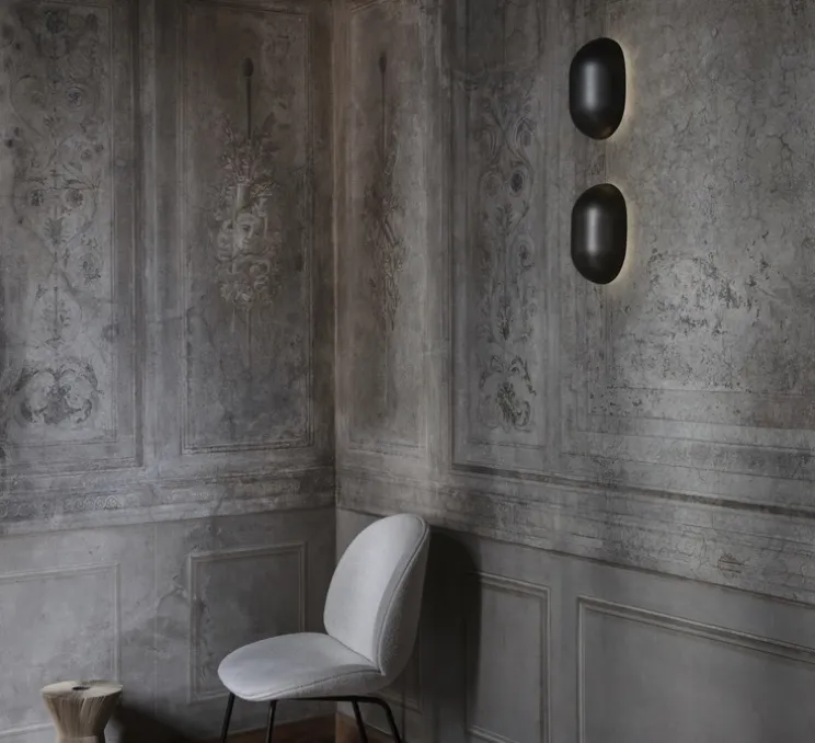 Applique murale, Howard, bronze, L17,5cm, H25cm - Gubi