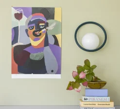 Applique murale, Hula Hoop, Vert Paon, sans câble, L33cm, H31cm - Swedish Ninja