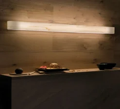 Applique murale, I-club SLIM, blanc ivoire, L165cm, H10cm - LZF