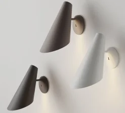 Applique murale, I.Cono 0720, gris, L20cm, H28cm - Vibia