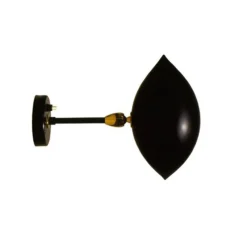 Applique murale, Œil, noir, L20cm - Serge Mouille