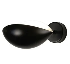 Applique murale, Œil, noir, L20cm - Serge Mouille