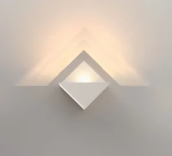 Applique murale, Impulse Square 1x, blanc, LED, dim, 2700K, 561 lm, L8cm, H16,5cm - Modular