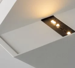 Applique murale, Impulse Square 1x, blanc, LED, dim, 2700K, 561 lm, L8cm, H16,5cm - Modular