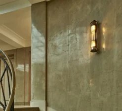 Applique murale, In the tube ITT 100-500, argent, maille argenté, Ø10cm, H52cm - DCW Editions