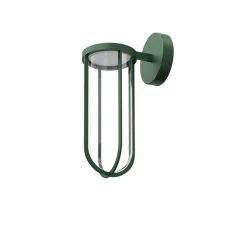 Applique murale, In Vitro, vert forêt, IP65, LED, 2700K, 667 lm, L14,3cm, H43,5cm - Flos
