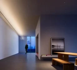 Applique murale, Infinito 6 , noir mat, LED, dim, 3000K, 6708 lm, L600cm, H5,3cm - Davide Groppi