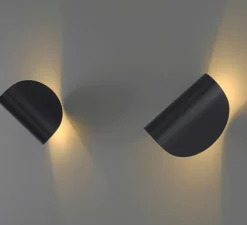 Applique murale, IO, gris foncé, IP40, LED, dim, 2700K, 700lm, L10,5cm, H16,5cm - Fontana Arte- Fontana Arte