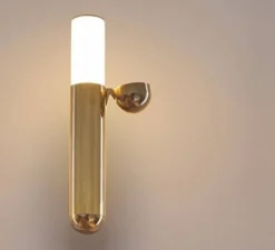 Applique murale, ISP wall RIGHT , laiton, LED, 2700k, L12,1cm, H37,1cm - Dcw editions
