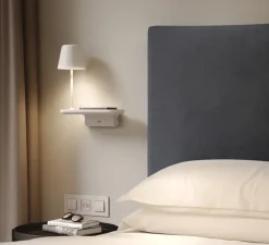 Applique murale, ito, blanc mat, blanc mat, L31cm, H34,4cm - Astro