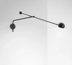 Applique murale, Ixa Arm Wall, anthracite, L15cm, H110cm - Artemide