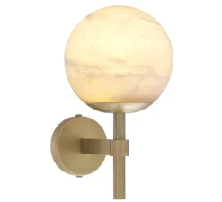 Applique murale, Jade, laiton, Ø26cm, H35cm - Eichholtz