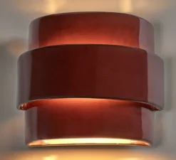 Applique murale, Jame, rouge rouille, L27cm, H23cm - Serax