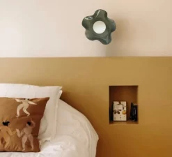 Applique murale, Jelly, olive, L20cm, H26cm - Carré Coco