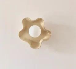 Applique murale, Jelly, sable, L20cm, H26cm - Carré Coco
