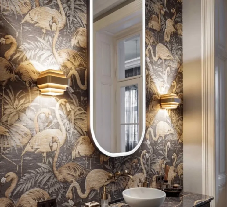 Applique murale, J.J.W. 2.0, or, L17,5cm, H15cm - Wever&Ducre