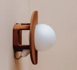 Applique murale, Joseph, câble court, rosé, L22cm, H30cm - Zuri