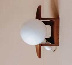 Applique murale, Joseph, câble court, rosé, L22cm, H30cm - Zuri