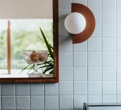 Applique murale, Joseph, châtaigne, L22cm, H30cm - Zuri