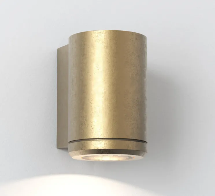 Applique murale, Jura wall single, laiton massif, IP44, L7,6cm, H11,4cm - Astro