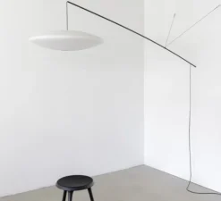 Applique murale, Kaleidoscope perché moyen, blanc, L189cm, H65cm - Céline Wright