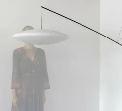 Applique murale, Kaleidoscope perché grand, blanc, L235cm, H70cm - Céline Wright