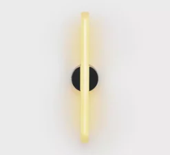 Applique murale, KILTER, gris, IP44, LED, dim, 2700K, 375 lm, L17cm, H64cm - Tala