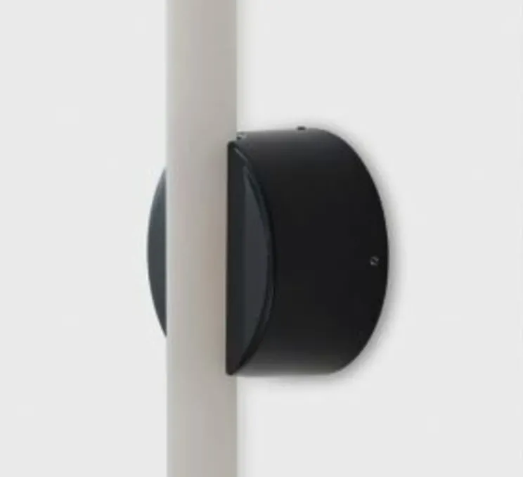 Applique murale, KILTER, gris, IP44, LED, dim, 2700K, 375 lm, L17cm, H64cm - Tala