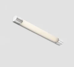 Applique murale, Kiva 900, chrome, IP44, LED, 3000K, 1581 lm, L6,8cm, H90cm - Faro