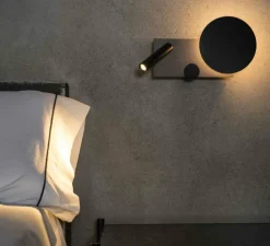 Applique murale, KLEE droite, gris, L30cm, H27cm - Faro