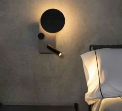 Applique murale, KLEE gauche, gris, L30cm, H27cm - Faro