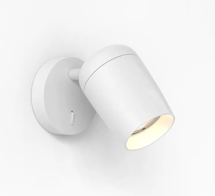 Applique murale, Koto Single Switched, blanc mat, L9cm, H9cm - Astro