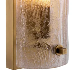 Applique murale, Lagos, Laiton antique, L15cm, H46cm - Eichholtz