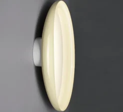 Applique murale, Lake, ivoire, LED, dim, 3000K, 862 lm, L48,5cm, H48cm - Foscarini