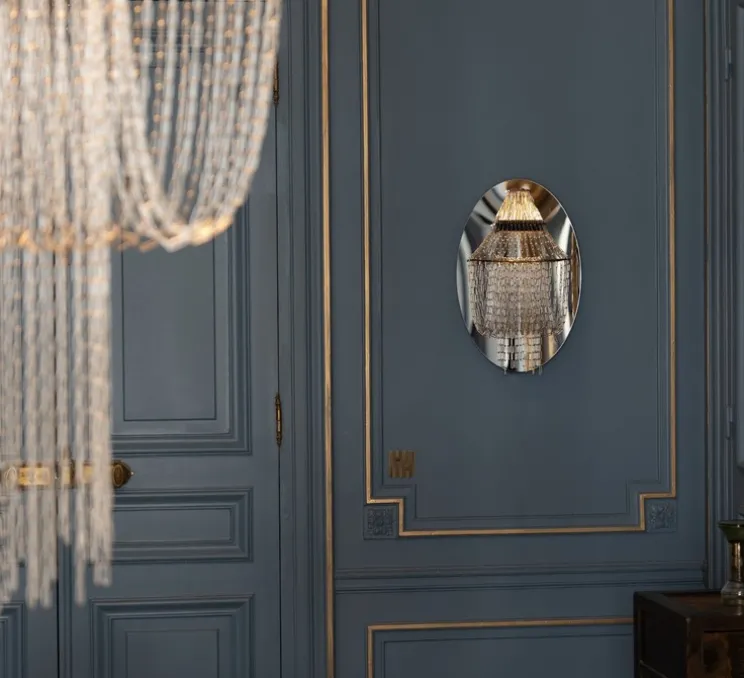 Applique murale, Lampe C 380, argent, LED, dim, 2400K, 2700 lm, L38cm, H58cm - DCW éditions Paris