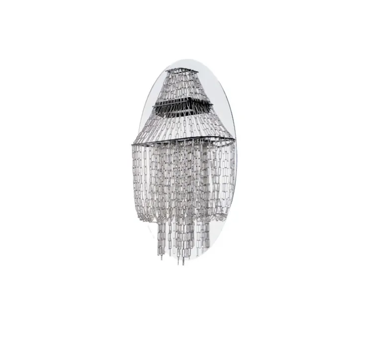 Applique murale, Lampe C 380, argent, LED, dim, 2400K, 2700 lm, L38cm, H58cm - DCW éditions Paris