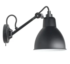 Applique murale, Lampe Gras N°104, avec interrupteur, noir, L15,3cm, H18,9cm - DCW éditions Paris