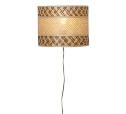 Applique murale, Langkawi, naturel et marron, Ø32cm, H25cm - Good&Mojo