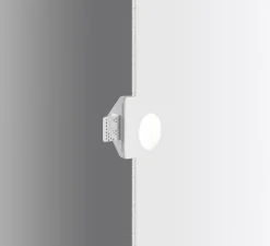 Applique murale, Laura RS1, blanc, L10cm, H10cm - Nedgis